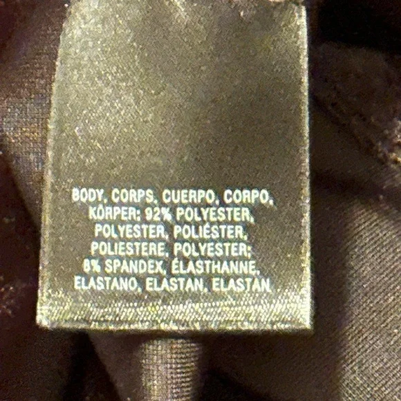 Anthropologie Black Stretch Velvet Top - Picture 7 of 7